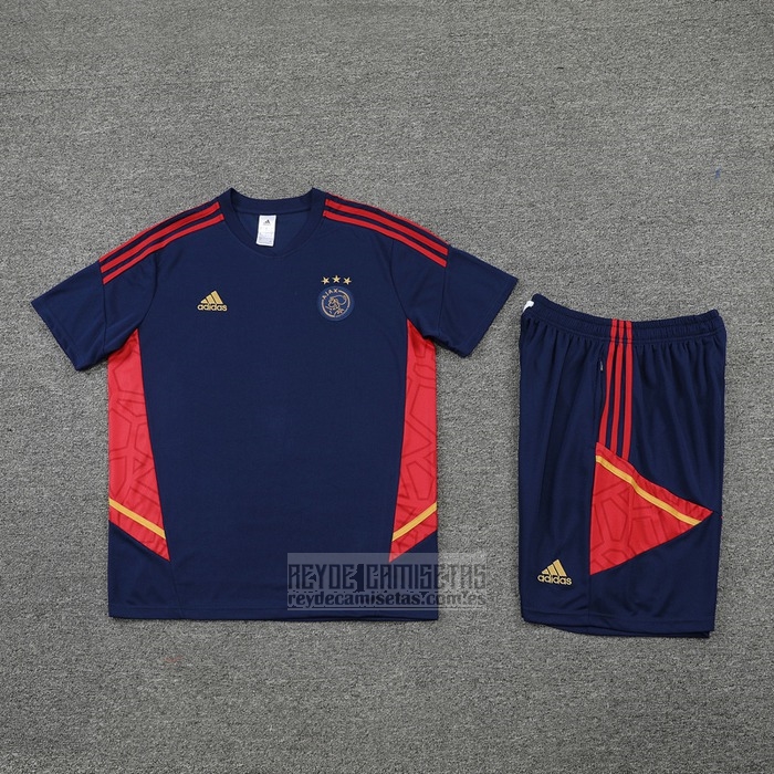 Chandal del Ajax Manga Corta 2022-2023 Azul - Pantalon Corto
